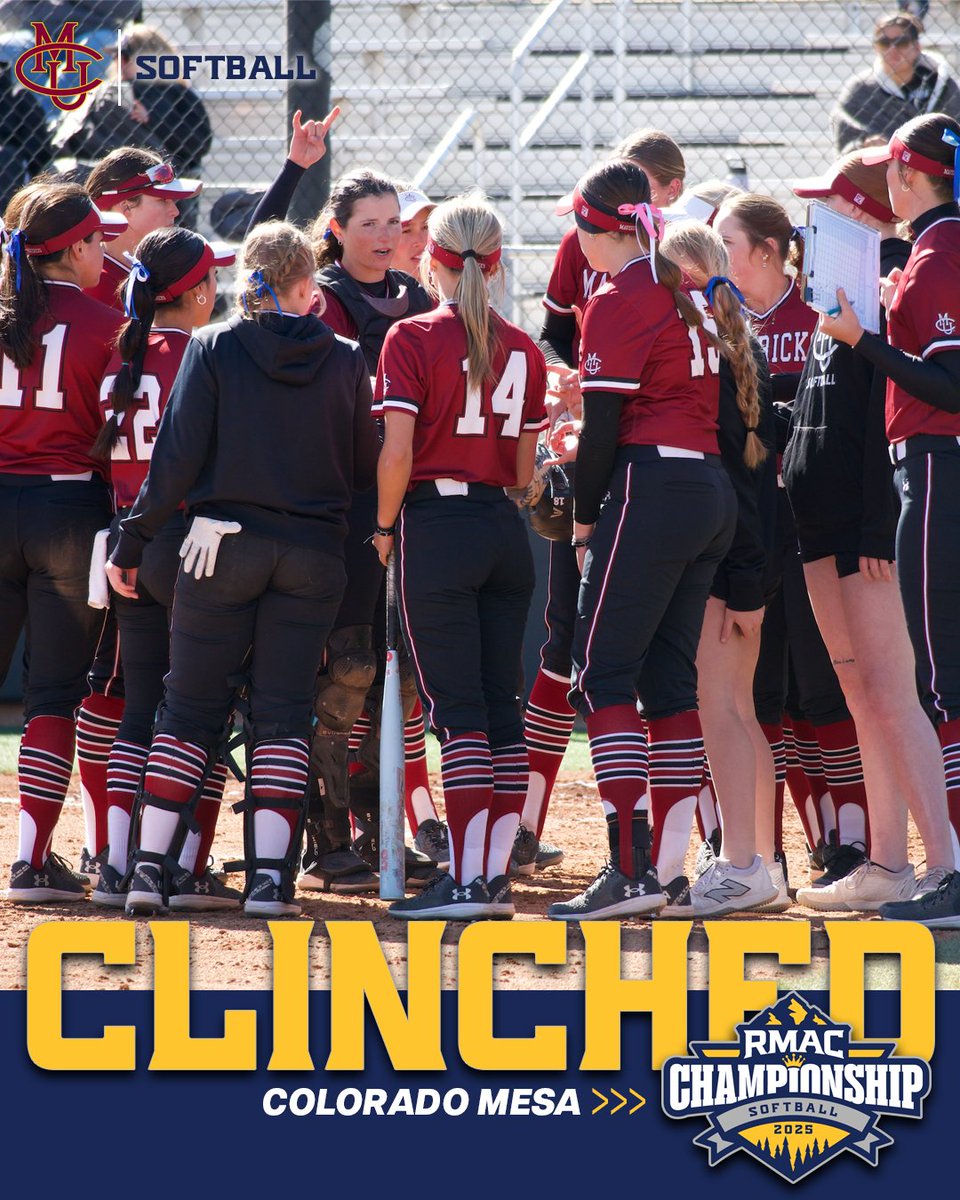 Championship bound!

<a href="/colomesasb/">ColoMesaSOFTBALL</a> is headed to the 2025 RMAC Softball Championship!

#RumbleMavs | #EverythingElevated