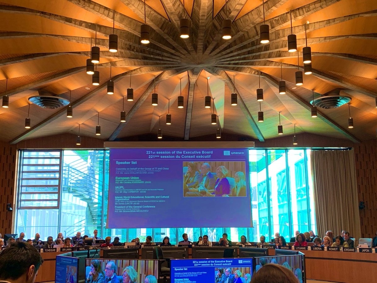 CKokkinakis's tweet photo. Today I delivered the omnibus statement at the opening of @UNESCO Executive Board.
The #EU strongly supports UNESCOs work on the implementation of #PactoftheFuture and the #SDGs #Ukraine #HumanRights #journalists
#UN80
#EUDiplomacy
@UNESCOEU
@eu_eeas
@EUatOECD_UNESCO https://t.co/sxAuTZfmtx