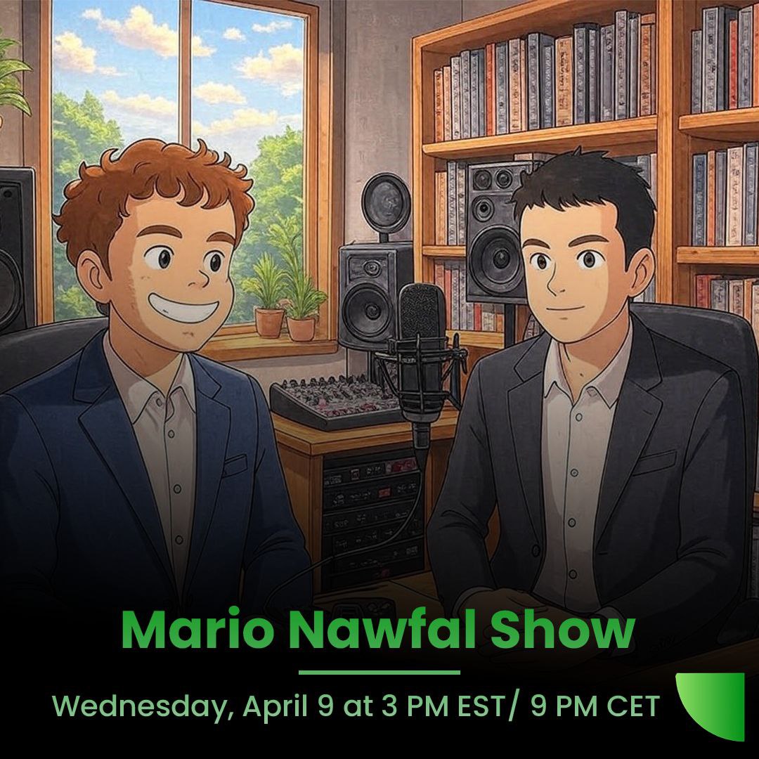 Our co-founder <a href="/MattWyss/">Matthias</a> has been invited to present Margarita Finance on <a href="/MarioNawfal/">Mario Nawfal</a> show

He will be talking about the future of DeFi and Structured Products!

📅Tune in tomorrow at 3 PM EST/ 9 PM CET