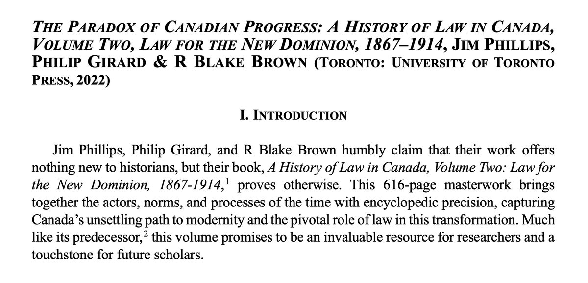 Alberta Law Review (@altalawreview) on Twitter photo How did law shape Canada’s path to modernity? 📚⚖️
In this book review, Fenner Stewart reviews A History of Law in Canada, Vol. 2, tracing the rise of legal institutions, settler expansion, and the erasure of Indigenous law from 1867–1914.
<a href="/UCalgaryLaw/">UCalgary Law</a> How did law shape Canada’s path to modernity? 📚⚖️
In this book review, Fenner Stewart reviews A History of Law in Canada, Vol. 2, tracing the rise of legal institutions, settler expansion, and the erasure of Indigenous law from 1867–1914.
<a href="/UCalgaryLaw/">UCalgary Law</a>
