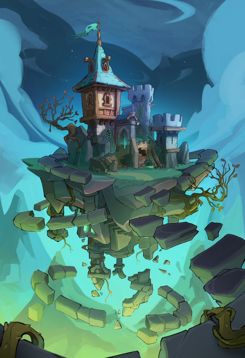 Hey #PortfolioDay my name is Etienne Savoie. I’m a french freelance concept artist living in the mountains. Love stylised shapes, trees, rocks… artstation.com/etienne74