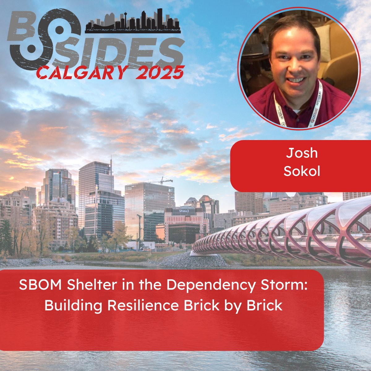 📣 BSides Calgary 2025: Speaker Spotlight! 📣

We're very excited to make a speaker spotlight announcement!

Meet Josh Sokol! Josh will be presenting at BSides Calgary 2025.

Get your tickets here for an event you don't want to miss!

showpass.com/bsidescalgary2…

#bsidescalgary
