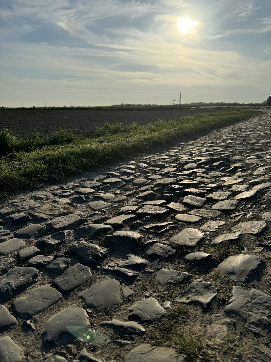 𝐂𝐚𝐫𝐫𝐞𝐟𝐨𝐮𝐫 𝐝𝐞 𝐥’𝐀𝐫𝐛𝐫𝐞 ⭐️⭐️⭐️⭐️⭐️

The last 5-star sector of the Hell of the North 

Le dernier secteur 5 étoiles de #ParisRoubaix