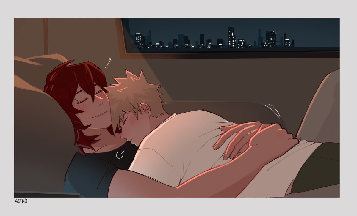 The nights are brighter when you linger #kiribaku