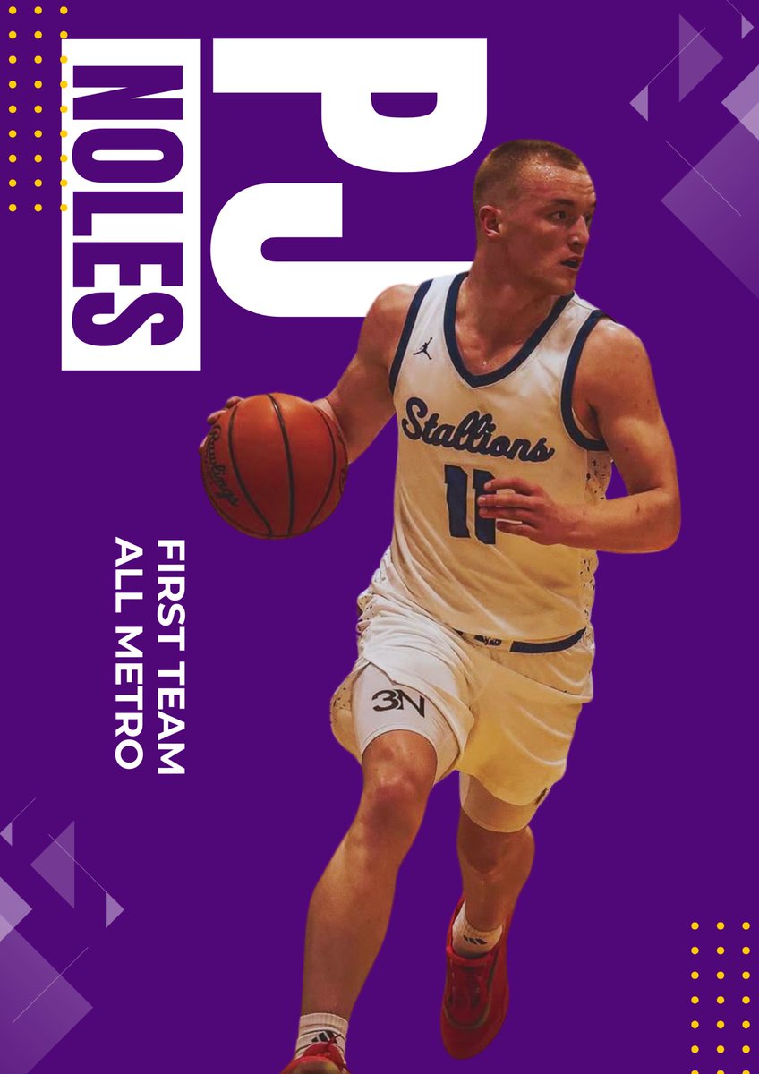 Congrats to PJ <a href="/_pjnoles_/">PJ Noles</a> on earning 1st Team All Metro! #JYD #FAMILY
