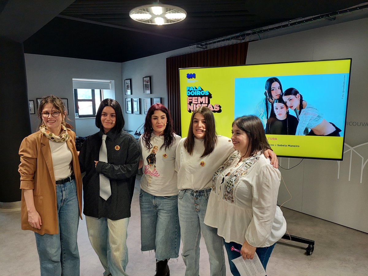 PSOE Pontevedra (@psoeponte) on Twitter photo 💜♀️ Non podía haber mellor xeito de pechar o programa do #8M que facelo da man das <a href="/tanxugueiras/">T A N X U G U E I R A S</a> , protagonistas dun Faladoiro sobre Feminismo e Cultura conducido por Chus Gómez e ao que asistiron o portavoz municipal do PSOE, @ivpuentes , e maila concelleira <a href="/YoyaBlanco1/">Yoya Blanco</a> 💜♀️ Non podía haber mellor xeito de pechar o programa do #8M que facelo da man das <a href="/tanxugueiras/">T A N X U G U E I R A S</a> , protagonistas dun Faladoiro sobre Feminismo e Cultura conducido por Chus Gómez e ao que asistiron o portavoz municipal do PSOE, @ivpuentes , e maila concelleira <a href="/YoyaBlanco1/">Yoya Blanco</a>
