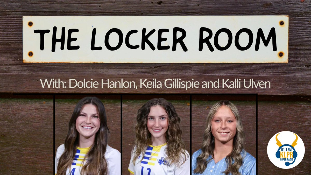 Elijah Moser (@elijahmoser_) on Twitter photo Here is the lineup for Wednesday night's edition of The Locker Room. Co-Creator Dolcie Hanlon, <a href="/UNK_Soccer/">UNK Women's Soccer</a>'s Keila Gillispie, and <a href="/UNKSoftball/">UNK Softball</a>'s Kalli Ulven. Tune in on 91.1 KLPR at 8 p.m. on Wednesday! Here is the lineup for Wednesday night's edition of The Locker Room. Co-Creator Dolcie Hanlon, <a href="/UNK_Soccer/">UNK Women's Soccer</a>'s Keila Gillispie, and <a href="/UNKSoftball/">UNK Softball</a>'s Kalli Ulven. Tune in on 91.1 KLPR at 8 p.m. on Wednesday!