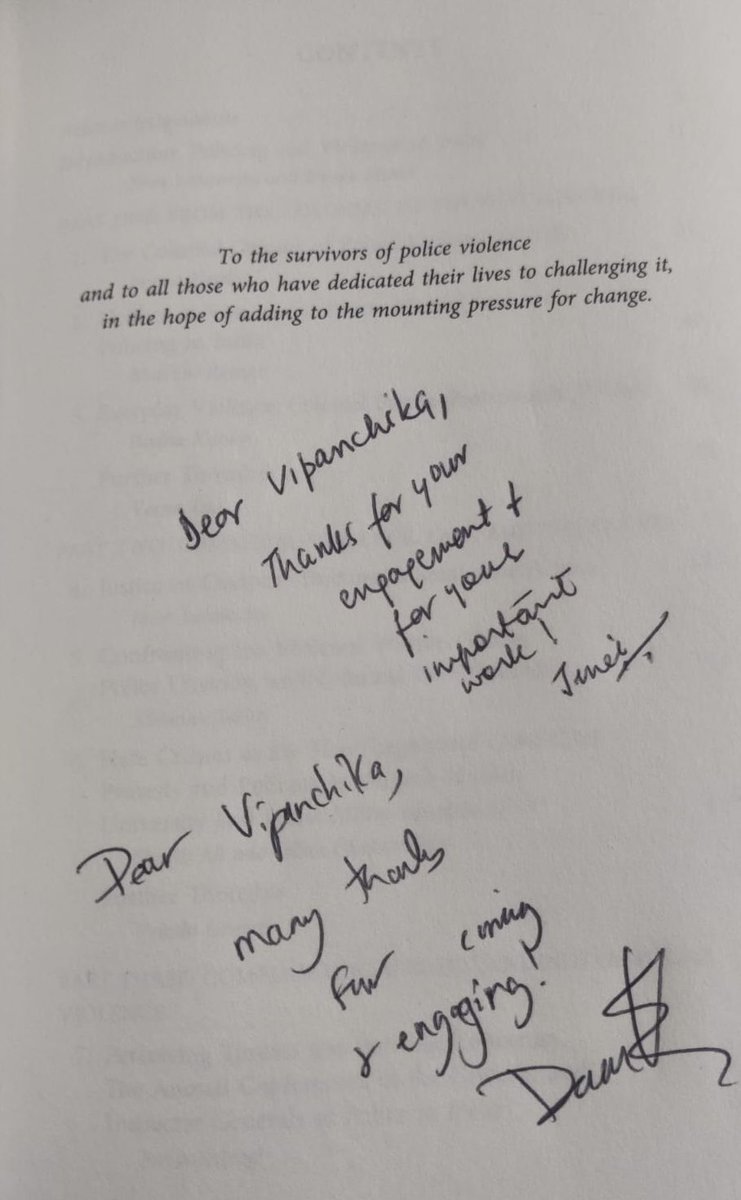 Appreciating <a href="/135Himanshu/">Himanshu</a> ‘s thoughtful and kind act to get me a book signed by two of my favorite scholars!! So grateful. Eagerly looking forward to reading Deana Heath and <a href="/LokaneetaJinee/">Jinee Lokaneeta</a> ‘s new book!