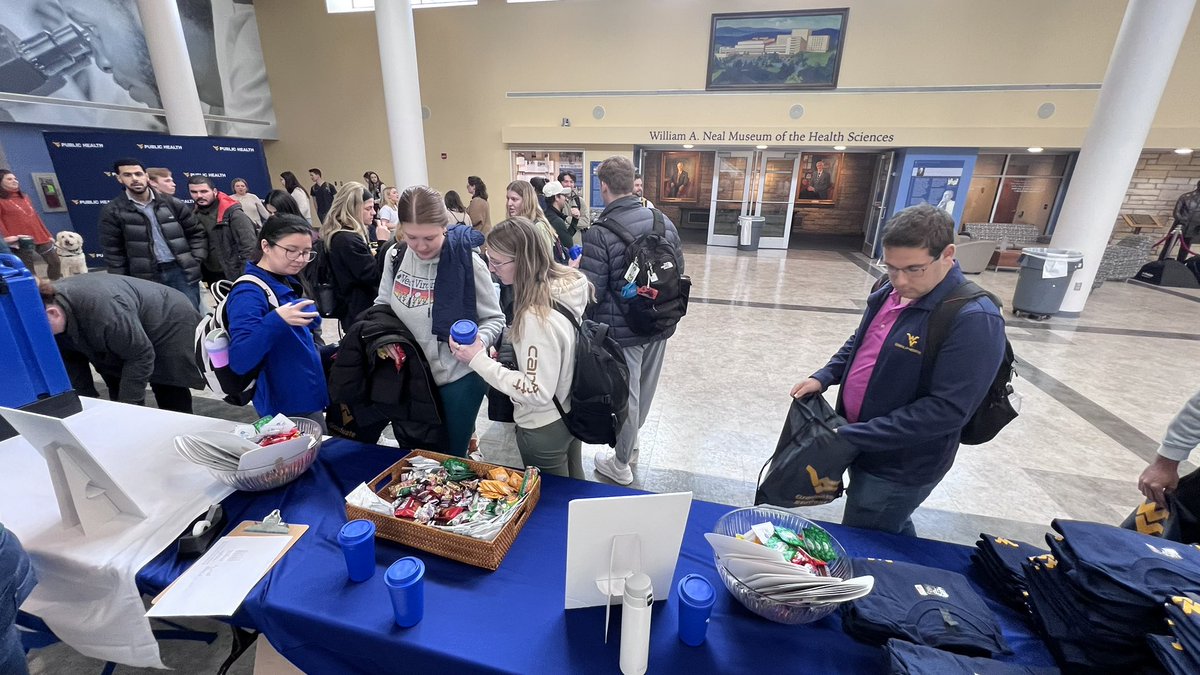 Celebrating graduate students at Health Sciences building today for Graduate Student Appreciation Week.