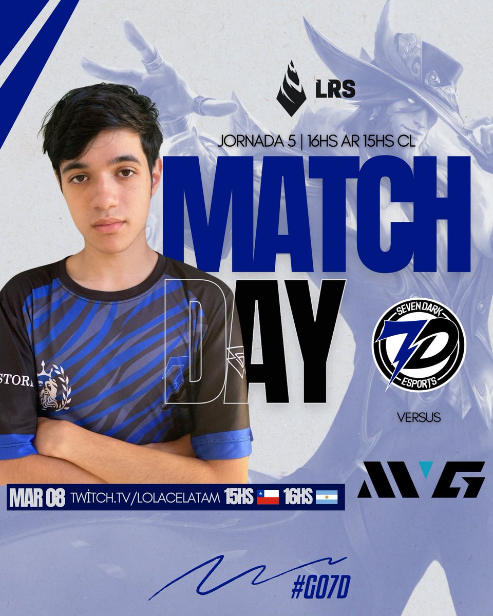 Continúa HOY nuestra historia 
Partido importantísimo vs un rival directo

🏆#LRS by <a href="/Lolacelatam/">Ligas regionales LATAM x ACE</a> 
🆚<a href="/malvinas_gaming/">MALVINAS GAMING</a>
📺twitch.tv/lolacelatam 
🕓🇦🇷16:00 / 15:00 🇨🇱

#GO7D 👊