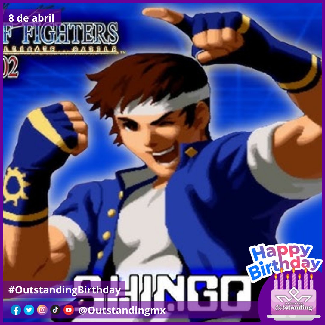 Outstandingmx's tweet photo. 🔥🥋 ¡#HappyBirthday, Shingo Yabuki! 🎂
El discípulo más entusiasta (y torpe 😅) de Kyo Kusanagi, pero con un corazón que arde más fuerte que cualquier técnica secreta. 💥🔥
#OutstandingBirthday #ShingoYabuki #KOF #TheKingOfFighters #SNK #OutstandingFighter https://t.co/ELPmpfVi9m