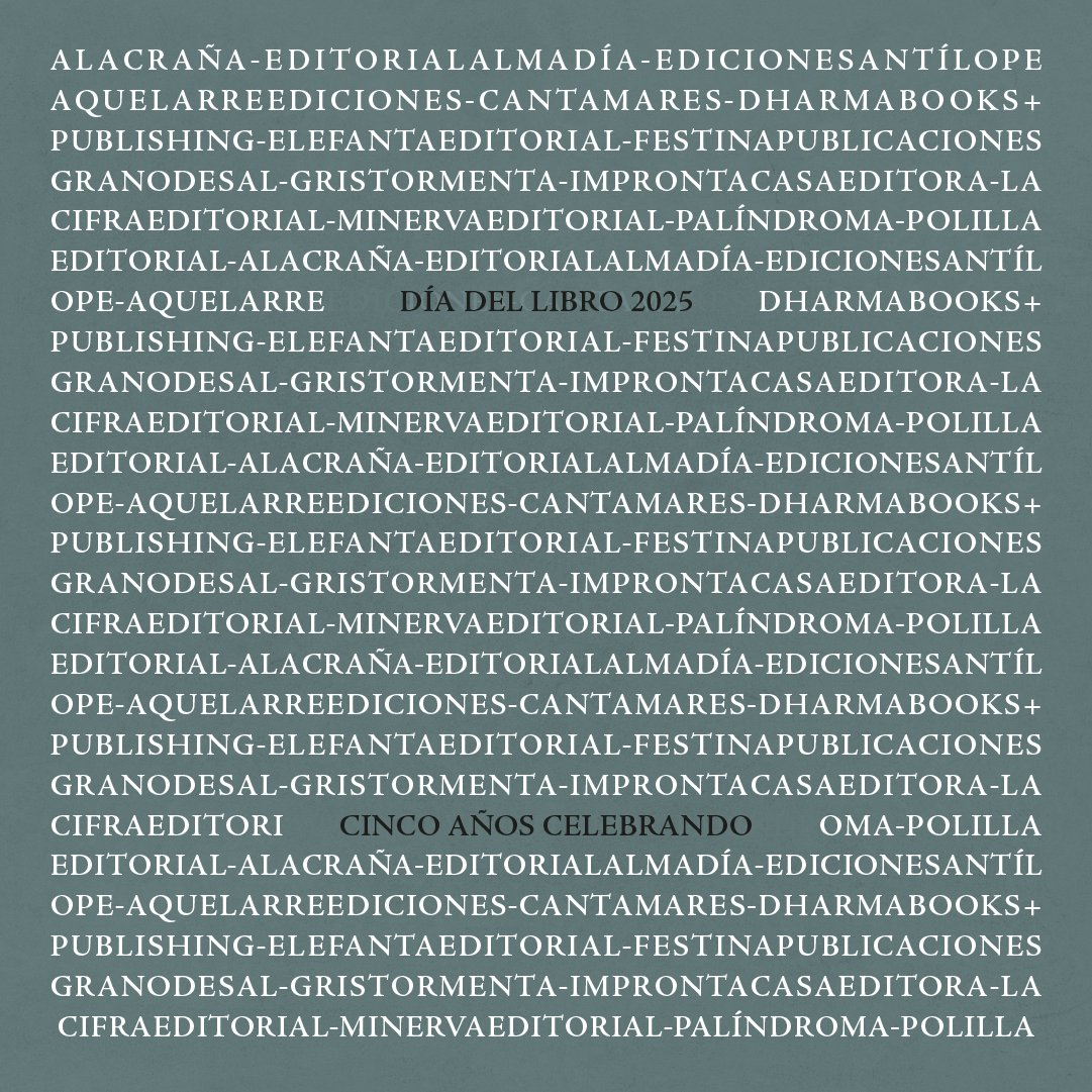 Por quinto año consecutivo, un grupo de #editoriales independientes del país se agrupan en una pequeña gran antología para celebrar, muy a su manera, el Día del Libro. Este obsequio llegará muy pronto a las librerías participantes.