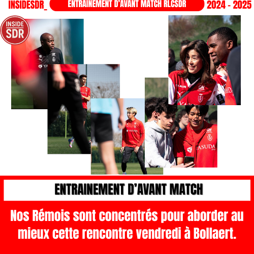 InsideSDR_'s tweet photo. 🔴⚪ Dernière ligne droite avant le choc de vendredi !
Nos Rémois sont pleinement concentrés pour aborder au mieux cette rencontre à Bollaert 💪
📸 Retour en images sur l'entraînement d'avant match !
#SDR #TeamSDR #Ligue1 #RCLSDR #Entraînement #Reims #AllezReims https://t.co/tyCQd9E4lt