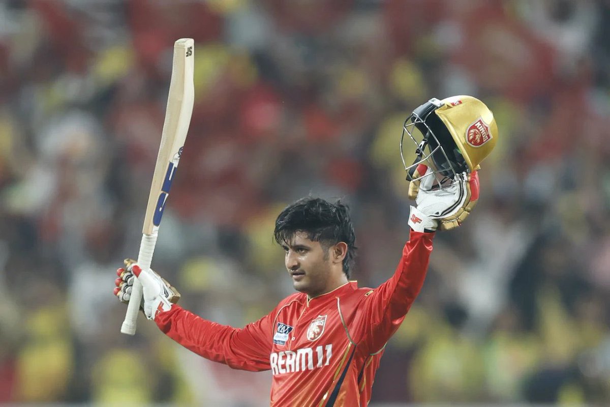 officialthedev's tweet photo. शाबाश प्रियांश 

आज के IPL मुकाबले में पंजाब किंग्स ने चेन्नई सुपर किंग्स के खिलाफ 219/6 का विशाल स्कोर खड़ा किया, जिसमें प्रियंश आर्य ने मात्र 39 गेंदों में शतक जमाया।  

#PBKSvsCSK #PriyanshArya #IPL2025 https://t.co/aSwlELQULy