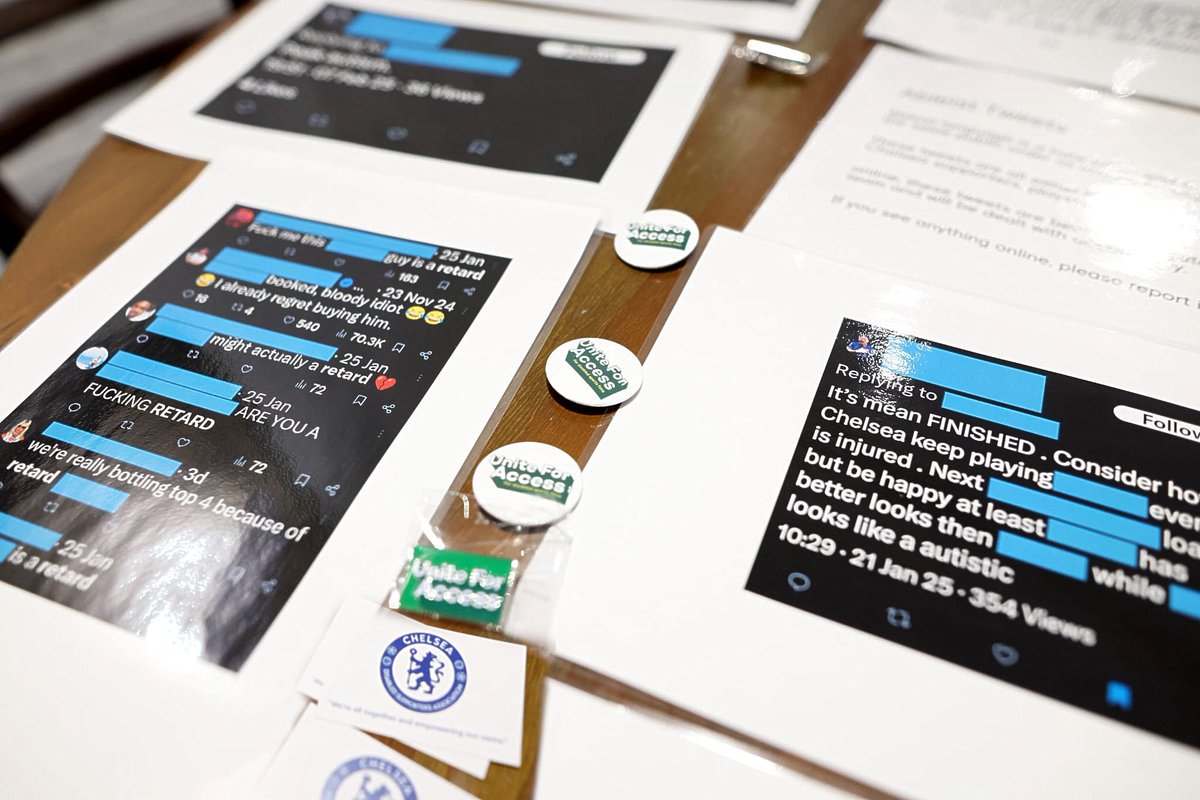 ChelseaFCdsa's tweet image. Our first #UniteForAccess campaign began at Chelsea FCW v Manchester WFC at Stamford Bridge in the WCL. 

Join us for part two before the 
Chelsea FC v Ipswich Town FC match from 12.00pm in the tea bar, see details below. 

Thanks @CFCPinky for writing 
&apos;It Was Never Okay&apos; poem.