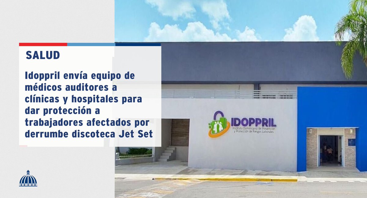 Comunicaciondo's tweet photo. El director de @IdopprilRD, Fausto López Solís, informó que se envió un equipo médico y de investigación a los centros donde están los heridos del derrumbe en Jet Set.

📲 Entérate de más, en https://t.co/hXHaSQ2xmm

#Salud #ComunicacionesDO https://t.co/nvCokej6IY