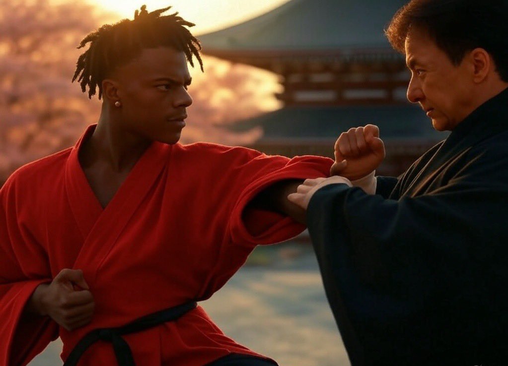 a_lewal's tweet photo. IShowSpeed might meet Jackie Chan in China 🇨🇳  

The rumors are buzzing! Wonder if they’ll wear kimonos and show off a few cool tricks? Fans are hyped for the spectacle! https://t.co/2KemlAI9sr