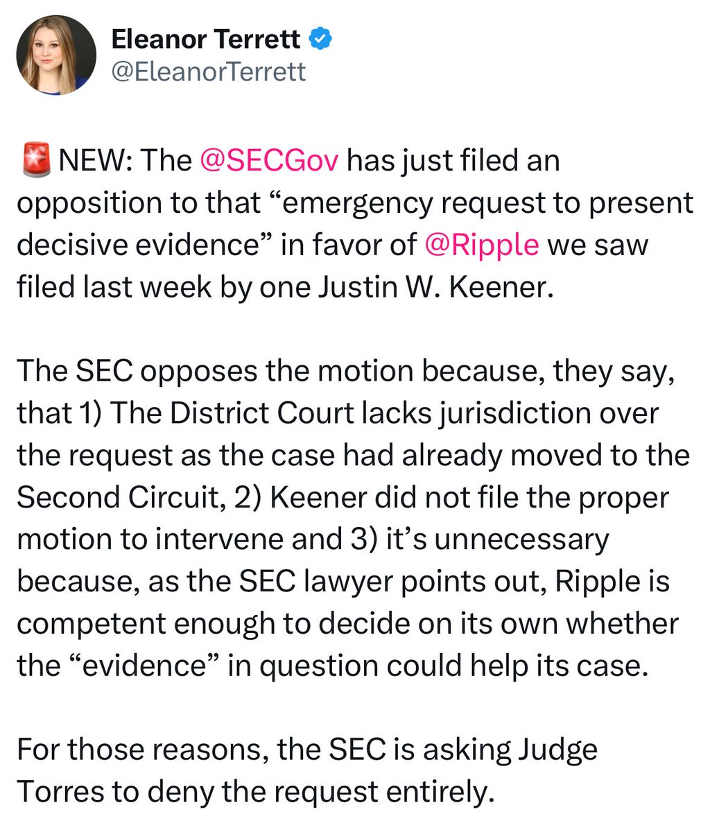 XRP QUEEN🤍 tweet media
