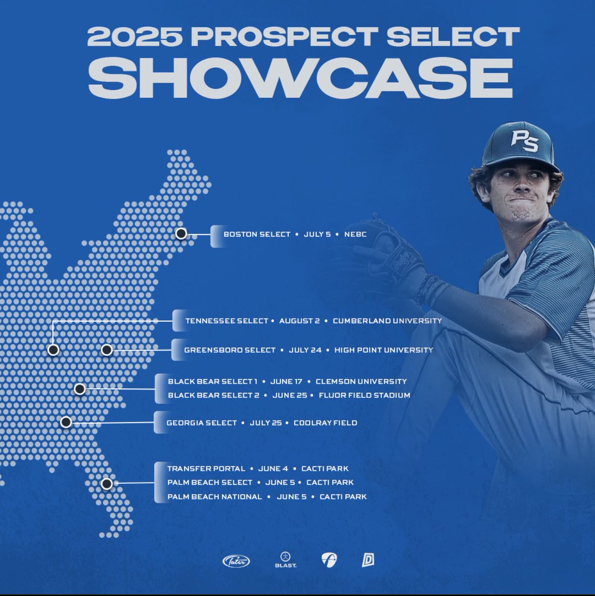 1 FREE PROSPECT SELECT SHOWCASE SPOT up for grabs!

If this tweet hits 1,000 likes, I’m picking ONE winner for a FREE summer showcase registration of your choice👇🏻

To enter:
• FOLLOW @psbaseballinc
• LIKE this tweet 
• RETWEET this tweet

Tag your squad &amp; blow this up!