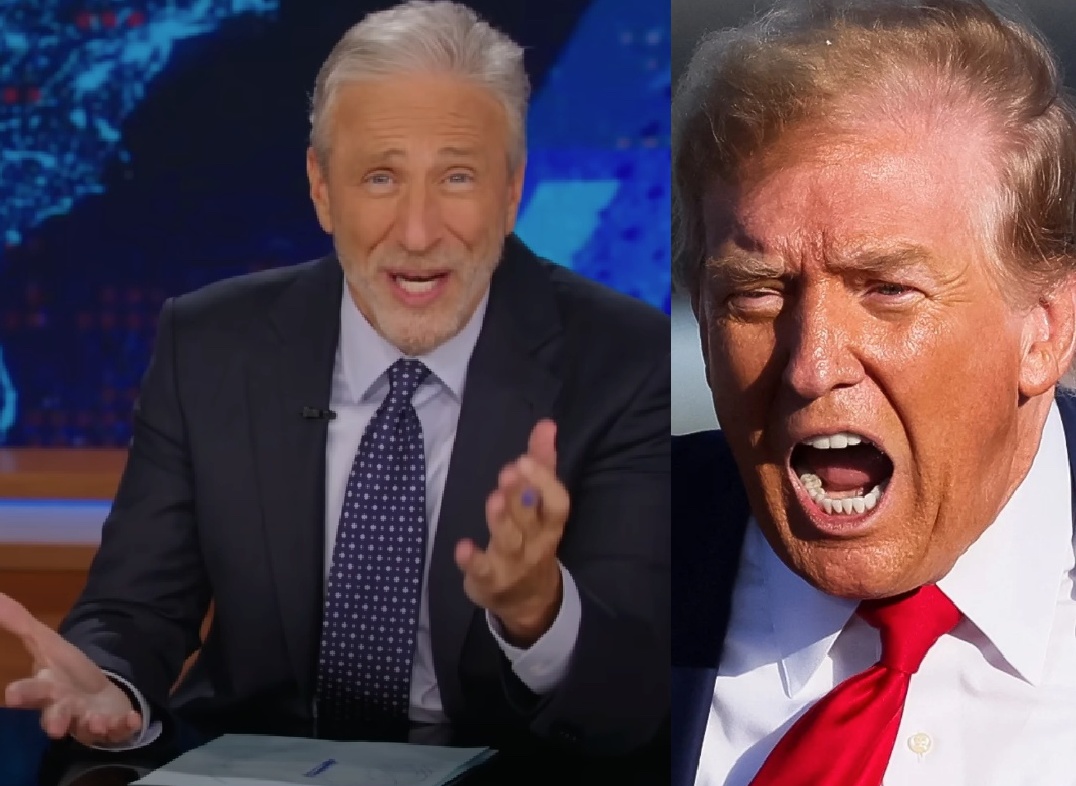 OccupyDemocrats's tweet photo. BREAKING: Comedian Jon Stewart launches a brutal takedown of Donald Trump's disastrous tariffs and explains them in a way that even MAGA supporters can understand, calling them a "rat poison colonoscopy."

And he was just getting warmed up. This is a rant for the history books...

"Our economy is in the midst of a beautiful metamorphosis, turning from a simple caterpillar into a dead caterpillar," Stewart said, kicking off his monologue on The Daily Show. "So let's get into it with another exciting installment of Trade Wars!" 

"Now, you might remember when Donald Trump was reelected Wall Street was thrilled!" he continued. "Excited about deregulation, tax cuts, and the fact that you could once again call people sugartits."

Stewart mocked a top Wall Street banker for reportedly being thrilled about Trump's win because it supposedly meant that he could say "pussy" and "retard" again.

"Hmm... The R-word and the P-word?" said Stewart. "Well, I can tell you today that that top banker is definitely using both of those words, perhaps even adding motherf*cker, right now."

"This turmoil could have lasting effects on the global economy, on everyday Americans, and most worryingly, the stock portfolios of members of Congress," he joked.

"Mr. President, now is the time to soothe a worried nation," said Stewart, before rolling a news clip about Trump's post on Truth Social that Americans should not be "Panicans" which is a "new party" based on "Weak and Stupid people."

"Panican!?" said Stewart. "The genius that gave us 'Sleepy Joe' and 'Crooked Hillary' just shit out 'you're a panican'? How about 'Hystericrats,' 'Repussicans.' How about 'Cryingtologists.'"

"Did the overseas factory you had been sourcing your nicknames from get shut down during the tariff war?" asked Stewart.

"So we're going to try this again Mr. President, can you ease the fears of this nation like a true leader?" said Stewart, cutting to coverage of Trump's post that "ONLY THE WEAK WILL FAIL!"

"What are you doing?" said Stewart. "Your economic policy has the same tagline as season three of Squid Game!!? That's supposed to make us feel better?"

"Only the weak shall die in my economy!" said Stewart, affecting a villainous voice.

"And by the way in case you didn't get the point that he doesn't give a f*ck, he spent the weekend showing not telling. He played — not a round of golf this weekend — a tournament of golf, a three day tournament of golf," said Stewart. "Eight hundred and twelve holes of golf with his LIV Golf Saudi benefactors."

"And in case you're wondering about the venerated journalists who are now allowed to be in the press pool, this was literally the first question he was asked on Air Force One in the middle of a financial meltdown.." said Stewart.

He then cut to a clip of a reporter asking Trump about the golf tournament and Trump bragging about winning. The audience in Stewart's studio audibly booed.

"You heard I won? You heard I won? I won," Stewart said, mocking Trump. "You heard I won. I won! Mom, mom! I won. Mom! I won the tournament mom! I'm a good boy. Good boy, good golf."

"I know the stock market is not the totality of the economy but if I remember correctly in the run-up to the election, Trump seemed very concerned about the stock market," Stewart said, running a clip of Trump warning that Kamala Harris would crash the economy.

"And anything she can do I can do better!" said Stewart, impersonating Trump again. "I can do it on my own. I won mom! Hey mom! Hey mom look! Hey mom look, no economy! Please love me."

"And it didn't have to happen like this. Trump had so many options to shape the world economy into the one he thought was fairer," said Stewart. "He could have proposed some incentives to bring back manufacturing. He could have gone sector to sector, nation to nation, negotiating better trade reciprocal agreements."

"But he had to go the full Teresa," said Stewart, running a clip of Teresa Giudice from The Real Housewives of New Jersey flipping a table and freaking out.

"Now to be fair, to be fair, to be fair to the Trump administration, they did give it almost two months and no effort before they asked ChatGPT what it thought they should do," continued Stewart.

"But for those of who have been tricked into believing that an economic crisis is a crisis, Trump's people have an answer," he said, before running clips of MAGA figures urging Americans not to panic or worry.

"When did the right become sho chill?" asked Stewart. "Aren't you the Bud Light's turning my kids trans folks? But economic meltdown and you're getting all philosophical?"

He then ran a clip of MAGA influencer Benny Johnson claiming that losing money "builds character" and "costs you nothing."

"Except money," said Stewart. "Losing money costs you money. It's the definition of losing money. And I know you go 'It's going to be worth it to get the character of the country that we want back again' but we have no f*cking idea if that's actually what's going to happen."

"You're all acting like the tariff regime is a tried and true remedy," he went on. "'Oh of course, this is the medicine that's always prescribed!' Except the last time it was tried a hundred years ago we had a Great Depression. So how does this work?"

Stewart went on to mock conservatives who are comparing the tariffs to a medical procedure or administering rat poisoning—

"So everyone relax. This is merely a routine rat poison colonoscopy," said Stewart. "By the way, what's the right dosage of rat poison? Oh if you get enough it, oh your headache will be gone."

"By the way if Trump wants us to stay the course with his radical plan, you might want to think of a strategy that inspires our confidence that you all know what you're doing," Stewart added. 

The comedian went on to shred the Trump administration for sending out contradictory messaging about the tariffs, claiming that they're not a negotiation tactic and then claiming that they are, then stating that they're permanent but also temporary.

He also mocked Trump officials for claiming that jobs will come pouring back into America thanks to these poorly designed and even more poorly communicated tariffs.

"Their best argument so far for any of this is the same one that we got about Tinkerbell being able to fly: 
You have to believe!" said Stewart.

Of course, you'd have to be a fool to believe in these tariffs at this point. All that they will accomplish is making the vast majority of Americans poorer while causing the rest of the world to distrust and despise us.

There is simply no arguing anymore. Donald Trump is the worst president in history.

Please retweet and ❤️ if you think that Trump's tariffs are a total disaster — and consider joining the growing exodus to Tribel, a new pro-democracy social network that is exploding in popularity because Twitter and Facebook are trying to stop its growth — which is only making Tribel grow even faster. Please follow us on Tribel to get all of our breaking news alerts sent straight to your phone or computer by clicking the following link: https://t.co/HnJzSKjCwX