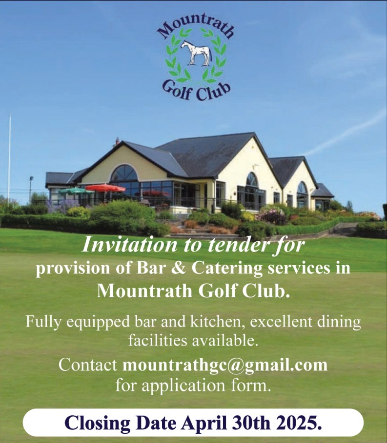 MountrathGC's tweet photo. If interested, please send your details to the below email address. https://t.co/BOt3lWkXyM