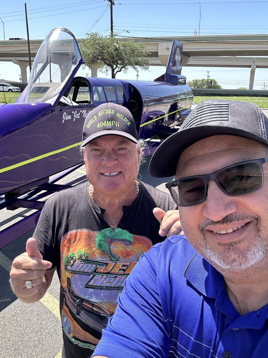 It’s always cool running into the “Jet”. Be safe Mr. 404MPH!!