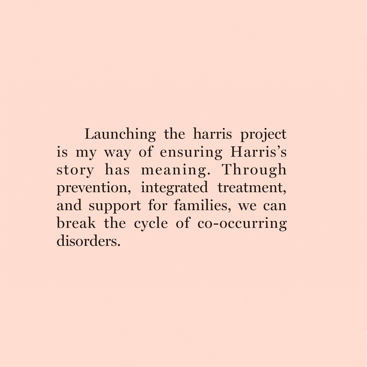 Harris should be 31 today. His story led to The Missing Issue, a special <a href="/usweekly/">Us Weekly</a> collab reshaping how we talk about mental health &amp; substance use—co-occurring disorders. Online: usmagazine.com/themissingissu… In print, proceeds benefit the harris project: magazineshop.us/products/us-we…