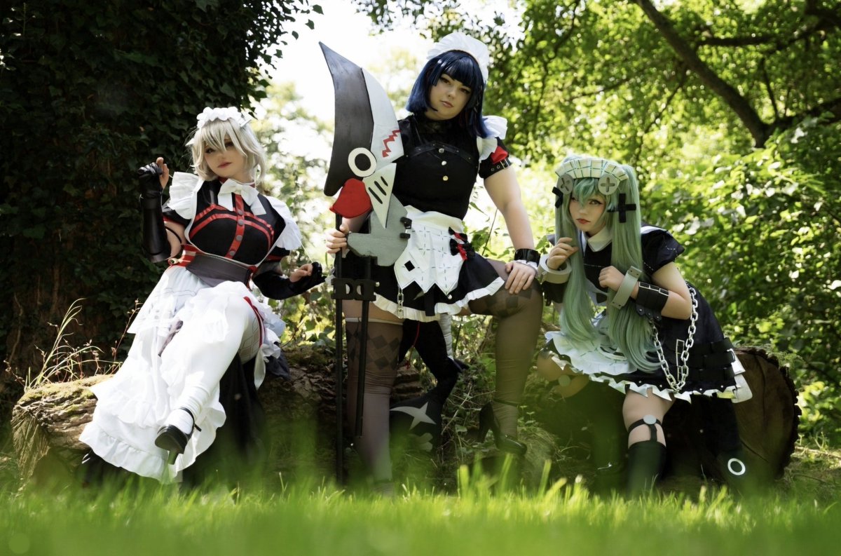 milkezaurus's tweet photo. Thank you for using Victoria Housekeeping. Your wish is our command. ~

Ellen Joe: @cosmay__ 
Alexandrina: @rubberr_duckie 
Corin: @milkyzaurus 
Photography: @ hayden.jpeg 

Media: Zenless Zone Zero
 #cosplay #cosplaygirl #cosplaygirls #cosplayersofinstagram #cosplayers #coser https://t.co/eMr3zL0wUk