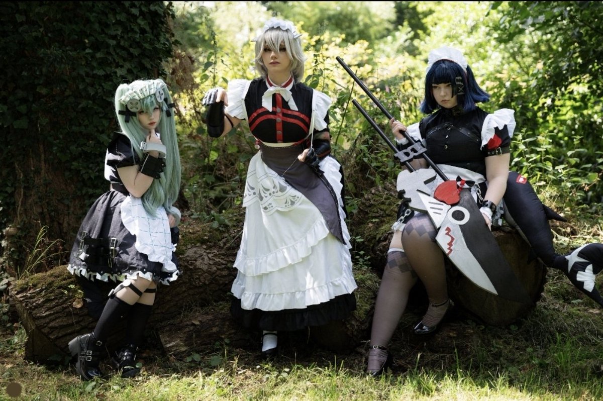 milkezaurus's tweet photo. Thank you for using Victoria Housekeeping. Your wish is our command. ~

Ellen Joe: @cosmay__ 
Alexandrina: @rubberr_duckie 
Corin: @milkyzaurus 
Photography: @ hayden.jpeg 

Media: Zenless Zone Zero
 #cosplay #cosplaygirl #cosplaygirls #cosplayersofinstagram #cosplayers #coser https://t.co/eMr3zL0wUk