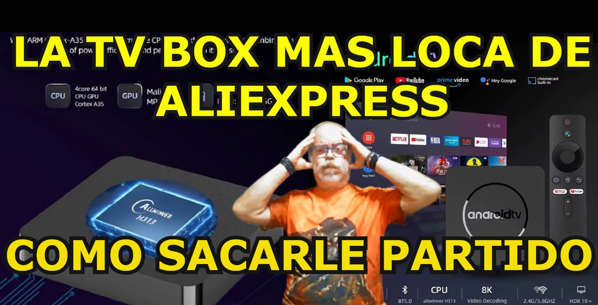 Docbit_Movies's tweet photo. Nuevo estreno en el canal a las 20:00
La TV BOX mas loca de Aliexpress. Como sacarle partido
https://t.co/vDN73zpUIg

#chollos #AliExpress #tvboxandroid #gadgets #docbitmovies https://t.co/MeGLVLMn1o