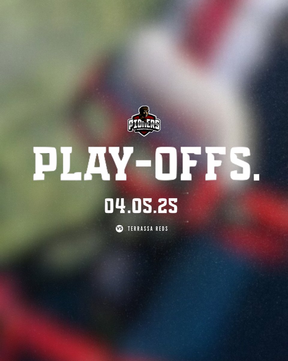 🏈 📢 No hagas planes, y si los haces... que sean para venir a ver a Pioners!

SAVE THE DATE! 🗓️ porque, el próximo 4 de mayo el equipo junior se enfrenta a <a href="/terrassareds/">Terrassa Reds</a>  en la semifinal de la Liga Catalana de Fútbol Americano @fcfa