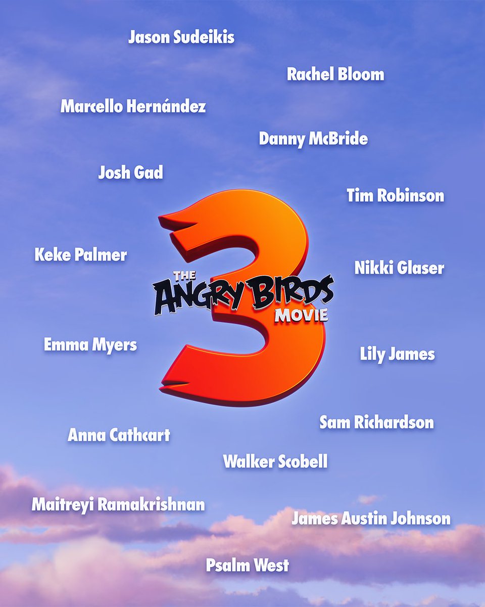 The #AngryBirdsMovie3 is flying into theatres in 2027!
