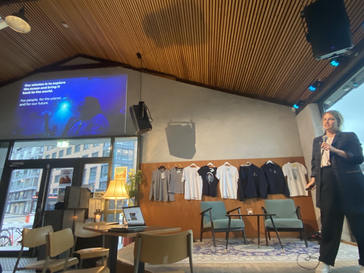 Mattie Rodrigue closes the night of ocean exploration sharing with us their mission to educate and bring awareness about marine sciences at <a href="/oceanx/">OceanX</a> 🌊🐟