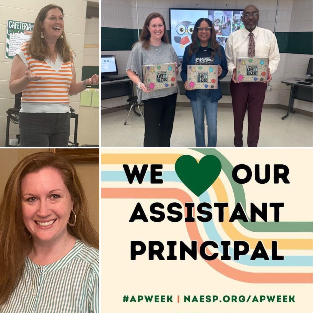 Mrs. Duvall, we are so blessed to have you with us. Happy Assistant Principal’s week! 💚☺️