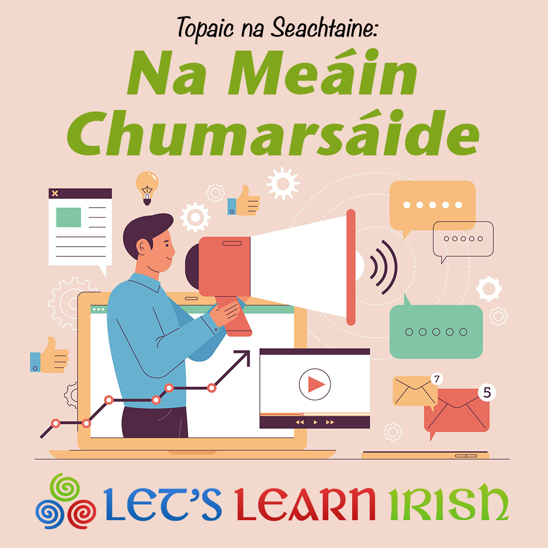 LetsLearnIrish's tweet image. Tá Comhrá ar siúl Dé Céadaoin! Cén Topaic? Na Meáin!

For details and to join us, click here: LetsLearnIrish.com/comhra/

#Gaeilge #Comhrá #LearningIrish