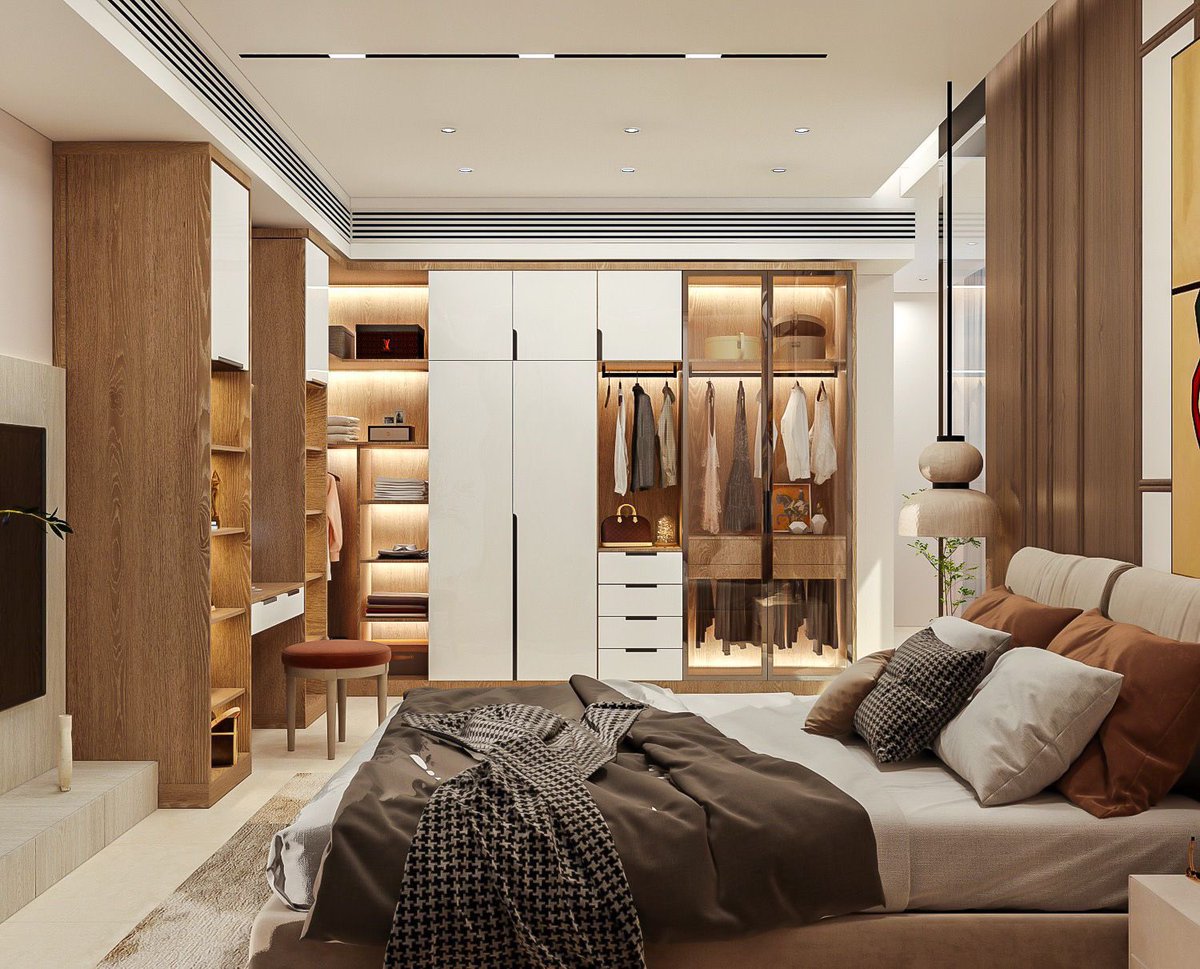 Designer_MA1's tweet image. احد الاعمال في تصميم  غرفة نوم ✨

للاستشارات والتواصل : wa.me/message/KE4SXH…