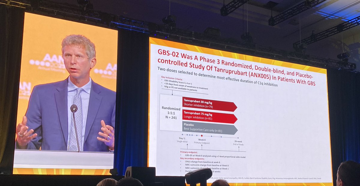 NataliaRostMD's tweet photo. Might we finally have a disease-specific ➕ modifying treatment in GBS ⁉️ When compared to supportive care only, a new agent ANX005 showed faster recovery across functional domains 🙌 #AANAM

How far we have come @AANmember ✅ https://t.co/pVuaj0HQI8