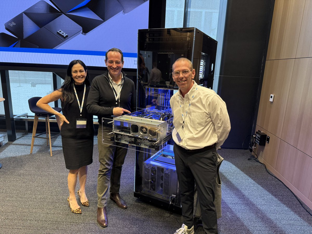 Congrats to <a href="/IBM/">IBM</a>, <a href="/rossmauri/">Ross Mauri</a> and team on the z17 announcements. It has always made sense to process and secure data at the point of transaction and adding AI boost to that with Telum II and Spyre  accelerators cards makes predictive AI and generative AI a reality. Stacking