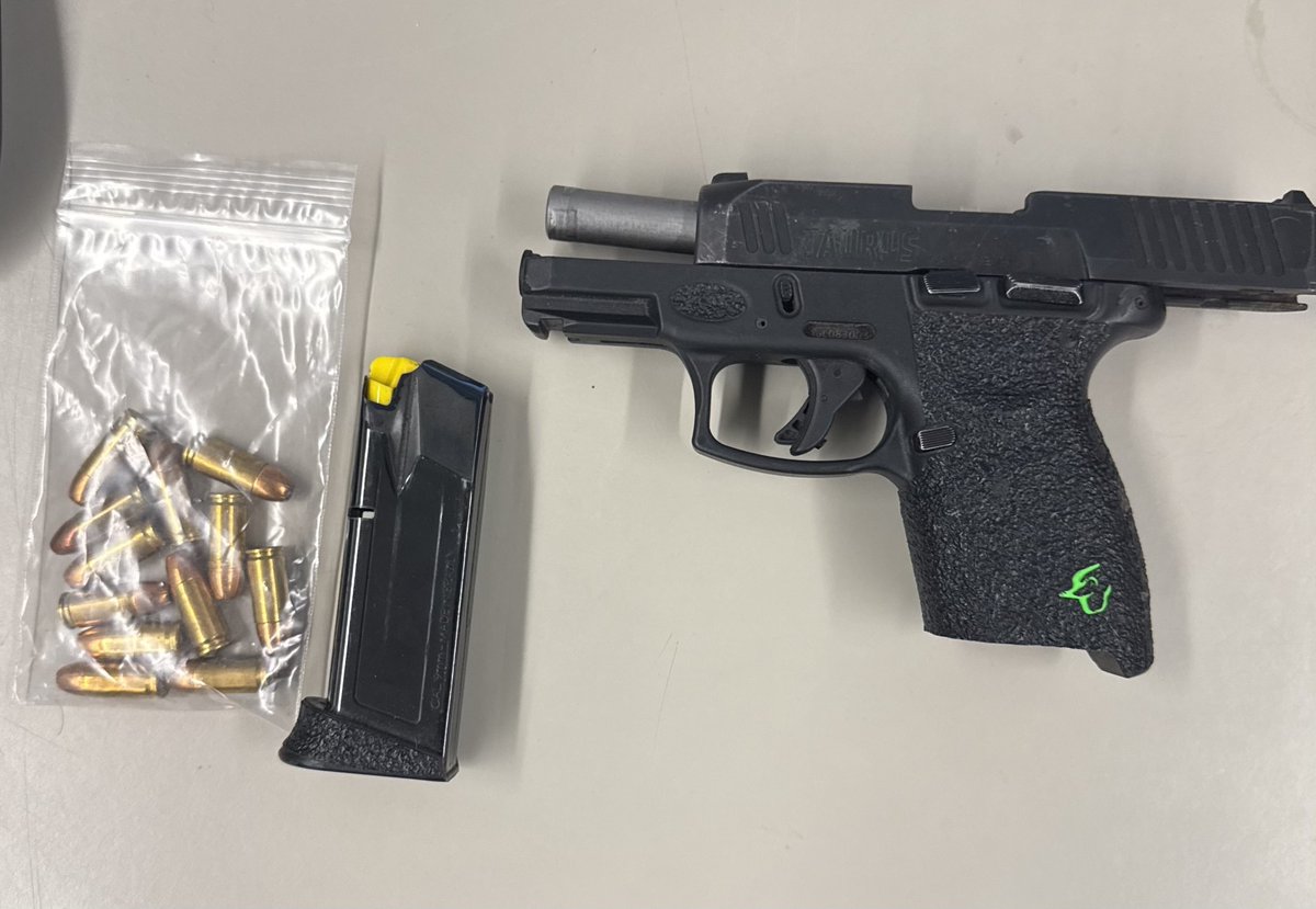 NYPD72Pct's tweet photo. Great job by your 72nd Precinct patrol and public safety officers on arresting an individual carrying this illegal firearm in public. #OneLessGun #SunsetPark #WindsorTerrace https://t.co/Lp4Xkfyn2Z