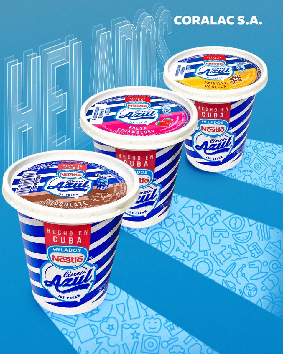 ¡Triple delicia! Nuestros potes de helados Línea Azul te esperan para una experiencia llena de sabor.

¿Cuál elegirías?

#CoralacSA #LineaAzul