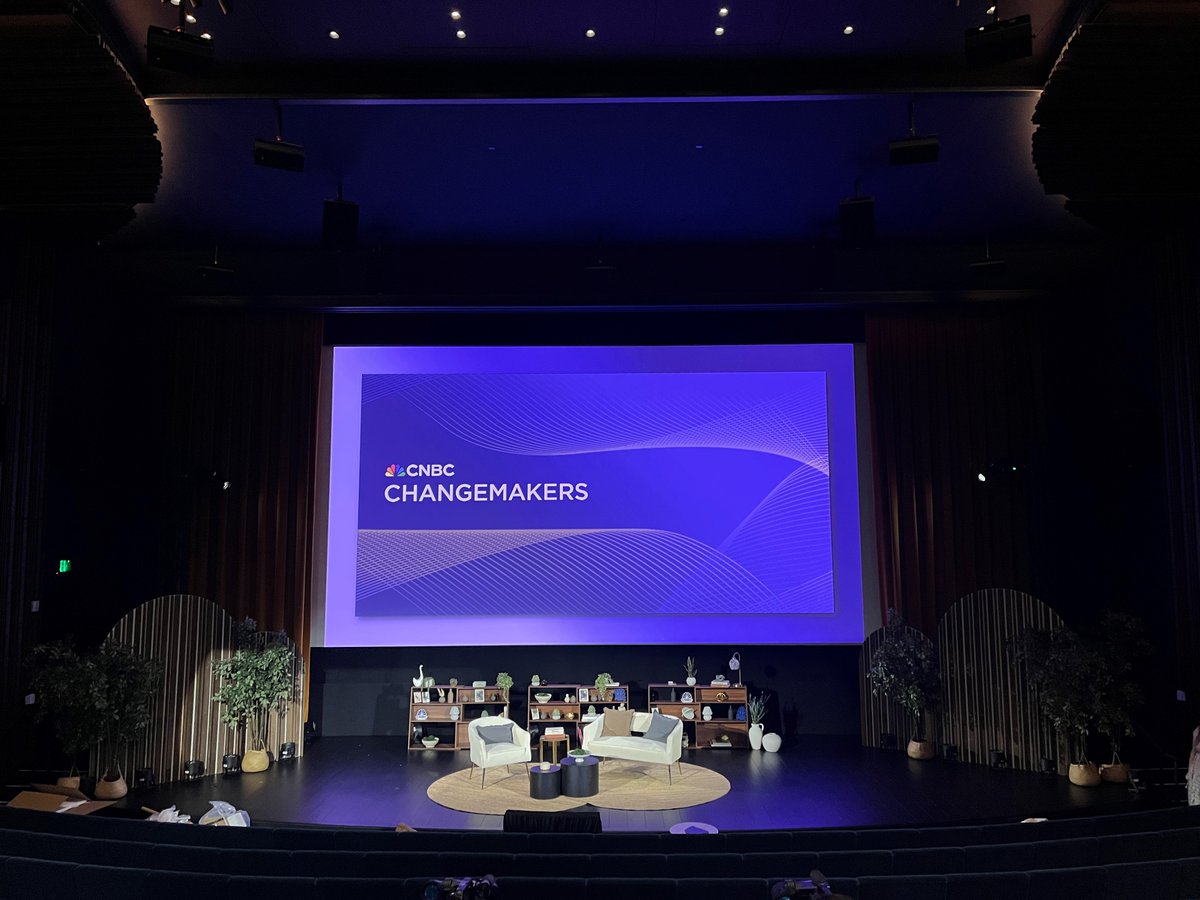 Today's the day! #CNBCChangemakers #leadership