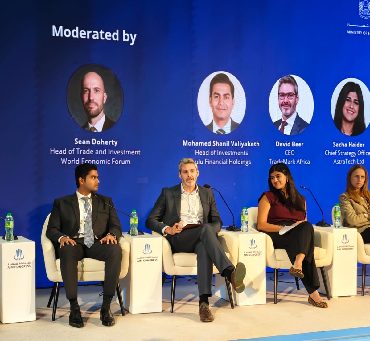 TradeMark Africa (@trademarkafrica) on Twitter photo Today at the TradeTech Forum in Abu Dhabi, hosted by the <a href="/wef/">World Economic Forum</a> and <a href="/AIM_Congress/">AIM Congress</a>, our CEO, <a href="/daveghbeer/">Dave Beer</a>, joined global leaders to discuss how digital technologies are transforming global trade.
He highlighted how we do digital trade the “TMA Way”, noting the significance of:
✅ Today at the TradeTech Forum in Abu Dhabi, hosted by the <a href="/wef/">World Economic Forum</a> and <a href="/AIM_Congress/">AIM Congress</a>, our CEO, <a href="/daveghbeer/">Dave Beer</a>, joined global leaders to discuss how digital technologies are transforming global trade.
He highlighted how we do digital trade the “TMA Way”, noting the significance of:
✅