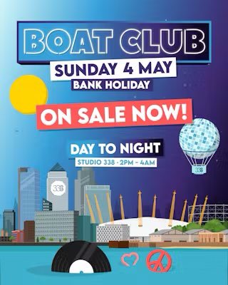 Boat Club Summer Opening Party at Studio 338! ☀️🙌 Tickets ➡️ events.liveit.io/boat-club-even…  #LiveEvents #ConcertTickets #MusicFestival #FestivalTickets #LiveMusic #Nightlife #EVENT #eventplanning