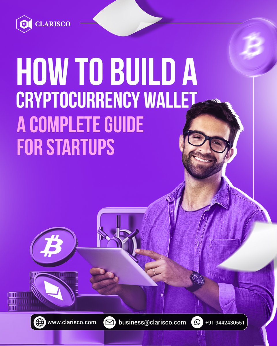 ClariscoSol's tweet image. Building a Crypto Wallet for Your Startup? Our complete guide covers everything you need.

Read here - bit.ly/4i3vujF

#clarisco #CryptoWallet #BlockchainWallet #DigitalWallet #CryptoStorage #Crypto #Cryptocurrency #Metamask #Trustwallet  #USA #Canada #Germany