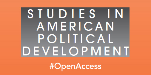 Cambridge University Press - Politics (@cup_polisci) on Twitter photo #OpenAccess from <a href="/StudiesAPD/">Studies in American Political Development (SAPD)</a> -
Washington Representative Careers and the Institutionalization of the Civil Rights Movement - cup.org/43PtCb7
- <a href="/ShamiraGelbman/">Shamira Gelbman</a>  
#FirstView #OpenAccess from <a href="/StudiesAPD/">Studies in American Political Development (SAPD)</a> -
Washington Representative Careers and the Institutionalization of the Civil Rights Movement - cup.org/43PtCb7
- <a href="/ShamiraGelbman/">Shamira Gelbman</a>  
#FirstView