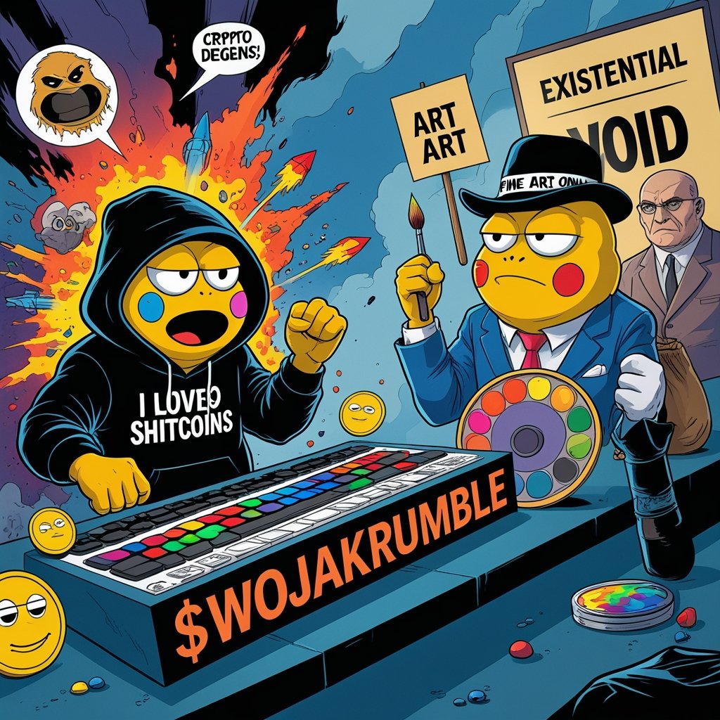 KryptoXmemes's tweet photo. 💰 PUMP MECHANICS**  
4. **📈 5X $WOJAK PUMP SOURCES:**  
1️⃣ Twitch/YouTube streams  
2️⃣ Sponsors  
3️⃣ NFT sales  
4️⃣ Merch drops  
5️⃣ YOUR VOTES  
🏆 Winner mints NFT + Chance to create a meme coin! https://t.co/yH5iHkZ4hN