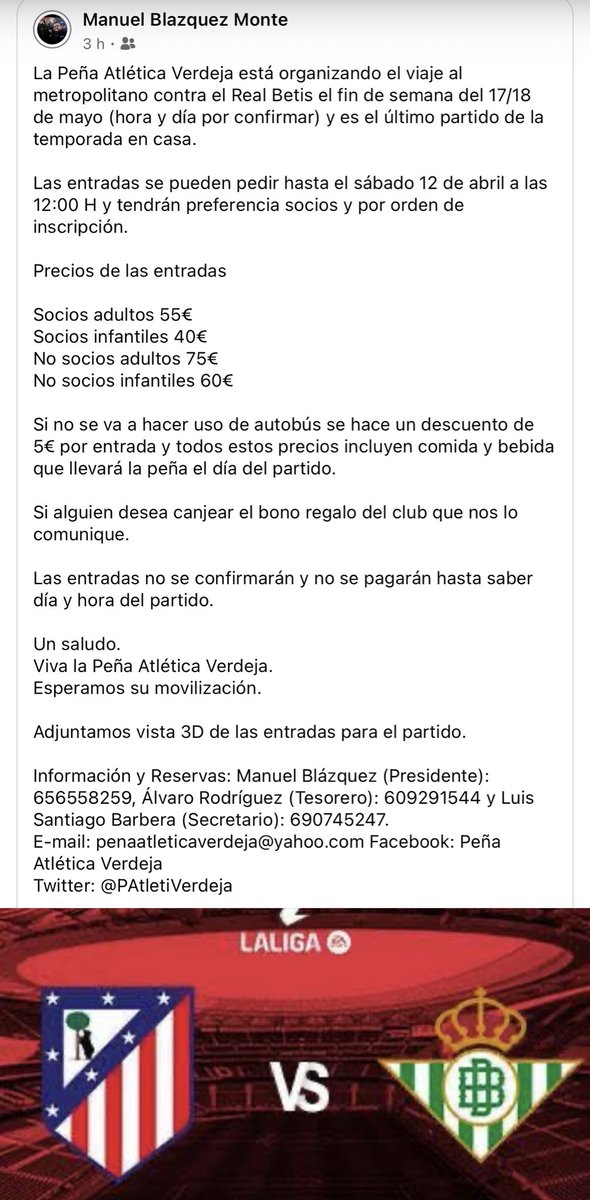 Peña Atlética Verdeja tweet media