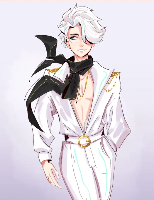 Saw him with that outfit and I had to draw him Ahhhhh  #ToBeHeroX 