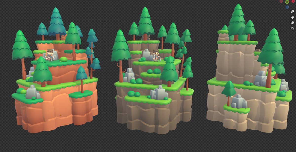 Some more work-in-progress of the nature pack I'm working on! :D