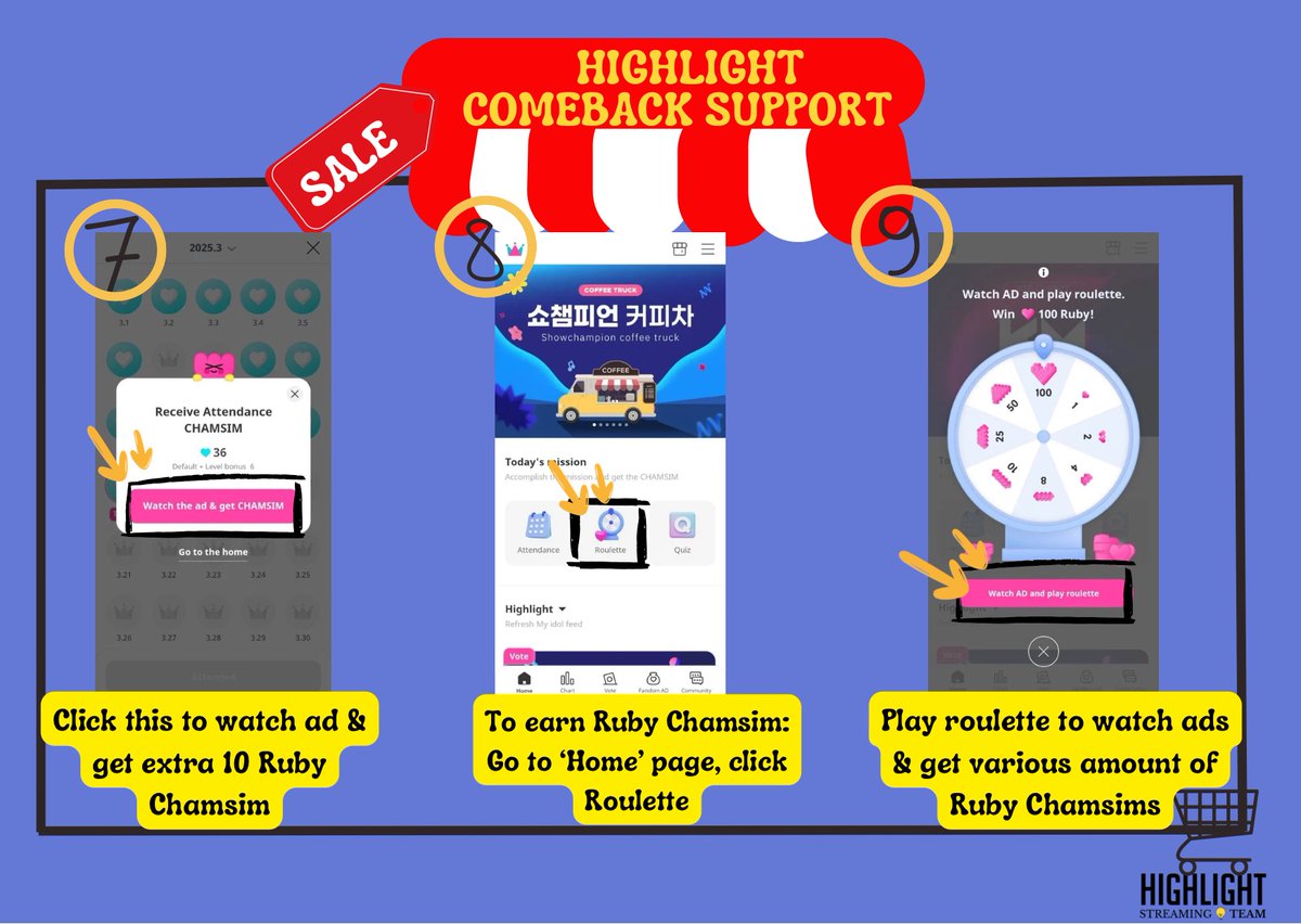 HIGHLIGHT100M's tweet photo. ‼️ IDOL CHAMP guide (2025 ver.) ‼️
 
app 🔗:
play store- https://t.co/Ky11EIVndN
app store- https://t.co/taSYnX9gZL

#HIGHLIGHT #하이라이트 #BEAST #비스트 @Highlight_AUent https://t.co/VtrbYb1CkD